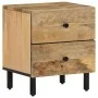 Bedside tables 2 pcs solid mango wood 40x33x46 cm by , Nightstands - Ref: Foro24-356890, Price: 120,89 €, Discount: %