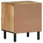 Bedside tables 2 pcs solid mango wood 40x33x46 cm by , Nightstands - Ref: Foro24-356890, Price: 120,89 €, Discount: %