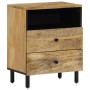 Mesita de noche madera maciza de mango 50x33x60 cm de , Mesitas de noche - Ref: Foro24-356901, Precio: 84,88 €, Descuento: %