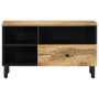 Mueble de TV madera maciza de mango 80x33x46 cm de , Muebles TV - Ref: Foro24-356908, Precio: 60,79 €, Descuento: %