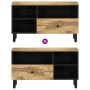 Mueble de TV madera maciza de mango 80x33x46 cm de , Muebles TV - Ref: Foro24-356908, Precio: 60,79 €, Descuento: %