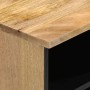 Mueble de TV madera maciza de mango 80x33x46 cm de , Muebles TV - Ref: Foro24-356908, Precio: 60,79 €, Descuento: %