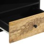 Mueble de TV madera maciza de mango 80x33x46 cm de , Muebles TV - Ref: Foro24-356908, Precio: 60,79 €, Descuento: %