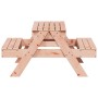 Mesa de pícnic con arenero de niños madera maciza Douglas de , Mesas de jardín - Ref: Foro24-832595, Precio: 125,19 €, Descue...