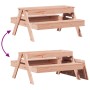 Mesa de pícnic con arenero de niños madera maciza Douglas de , Mesas de jardín - Ref: Foro24-832595, Precio: 125,19 €, Descue...