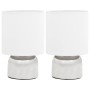 Lámparas de mesa táctiles 2 unidades blanco E14 de vidaXL, Lámparas - Ref: Foro24-51039, Precio: 33,78 €, Descuento: %