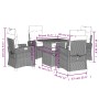 Set de muebles jardín 5 pzas con cojines ratán sintético negro de , Conjuntos de jardín - Ref: Foro24-3277374, Precio: 529,47...