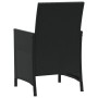 Mesita y sillas con cojines 3 piezas ratán sintético negro de , Conjuntos de jardín - Ref: Foro24-365116, Precio: 186,44 €, D...
