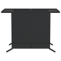 Mesita y sillas con cojines 3 piezas ratán sintético negro de , Conjuntos de jardín - Ref: Foro24-365116, Precio: 186,44 €, D...