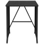 Mesita y sillas con cojines 3 piezas ratán sintético negro de , Conjuntos de jardín - Ref: Foro24-365116, Precio: 186,44 €, D...