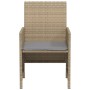 Sillas y mesita de jardín 3 piezas ratán sintético cojín beige de , Conjuntos de jardín - Ref: Foro24-365121, Precio: 189,38 ...