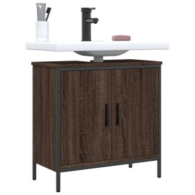 Armario lavabo baño madera ingeniería roble marrón 60x30x60 cm de , Tocadores - Ref: Foro24-842450, Precio: 60,34 €, Descuent...