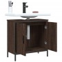Armario lavabo baño madera ingeniería roble marrón 60x30x60 cm de , Tocadores - Ref: Foro24-842450, Precio: 60,34 €, Descuent...
