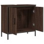 Armario lavabo baño madera ingeniería roble marrón 60x30x60 cm de , Tocadores - Ref: Foro24-842450, Precio: 60,34 €, Descuent...