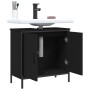 Armario para lavabo de baño madera ingeniería negro 60x30x60 cm de , Tocadores - Ref: Foro24-842446, Precio: 56,81 €, Descuen...