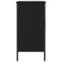 Armario para lavabo de baño madera ingeniería negro 60x30x60 cm de , Tocadores - Ref: Foro24-842446, Precio: 56,81 €, Descuen...