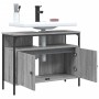 Armario lavabo baño madera ingeniería gris Sonoma 80x30x60 cm de , Tocadores de baño - Ref: Foro24-842444, Precio: 69,38 €, D...