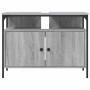 Armario lavabo baño madera ingeniería gris Sonoma 80x30x60 cm de , Tocadores de baño - Ref: Foro24-842444, Precio: 69,38 €, D...