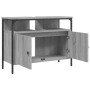 Armario lavabo baño madera ingeniería gris Sonoma 80x30x60 cm de , Tocadores de baño - Ref: Foro24-842444, Precio: 69,38 €, D...
