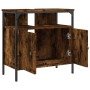 Armario lavabo baño madera ingeniería roble ahumado 60x30x60 cm de , Tocadores - Ref: Foro24-842438, Precio: 50,58 €, Descuen...