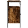 Armario lavabo baño madera ingeniería roble ahumado 60x30x60 cm de , Tocadores - Ref: Foro24-842438, Precio: 50,58 €, Descuen...
