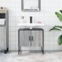 Armario lavabo baño madera ingeniería gris Sonoma 60x33x60 cm de , Tocadores - Ref: Foro24-842459, Precio: 50,15 €, Descuento: %