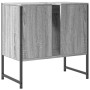 Armario lavabo baño madera ingeniería gris Sonoma 60x33x60 cm de , Tocadores - Ref: Foro24-842459, Precio: 50,15 €, Descuento: %
