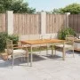 Set de comedor jardín con cojines 4 pzas ratán sintético beige de , Conjuntos de jardín - Ref: Foro24-3213585, Precio: 410,07...