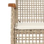 Set de comedor jardín con cojines 4 pzas ratán sintético beige de , Conjuntos de jardín - Ref: Foro24-3213585, Precio: 346,37...