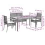 Set de comedor jardín con cojines 4 pzas ratán sintético beige de , Conjuntos de jardín - Ref: Foro24-3213585, Precio: 410,07...