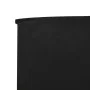 Paravientos de playa de 5 paneles tela negro 600x160cm de vidaXL, Sombrillas - Ref: Foro24-47170, Precio: 83,76 €, Descuento: %