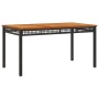 Set comedor de jardín 3 pzas con cojines ratán sintético negro de , Conjuntos de jardín - Ref: Foro24-3213566, Precio: 320,66...