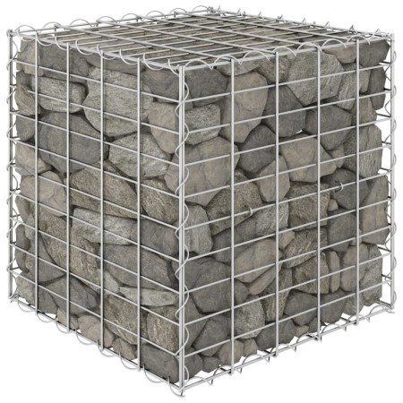 Arriate de gaviones cúbico alambre de acero 50x50x50 cm de vidaXL, Maceteros y jardineras - Ref: Foro24-145650, Precio: 37,91...