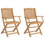 Sillas de jardín plegables 2 uds madera acacia 58x54,5x90 cm de , Sillas de jardín - Ref: Foro24-365741, Precio: 124,81 €, De...