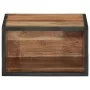 Solid acacia wood wall bedside table 35x35x20 cm by , Side tables - Ref: Foro24-372751, Price: 46,51 €, Discount: %