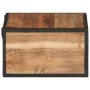 Solid acacia wood wall bedside table 35x35x20 cm by , Side tables - Ref: Foro24-372751, Price: 46,51 €, Discount: %