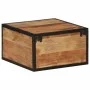 Solid acacia wood wall bedside table 35x35x20 cm by , Side tables - Ref: Foro24-372751, Price: 46,51 €, Discount: %