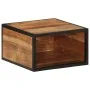 Solid acacia wood wall bedside table 35x35x20 cm by , Side tables - Ref: Foro24-372751, Price: 46,51 €, Discount: %