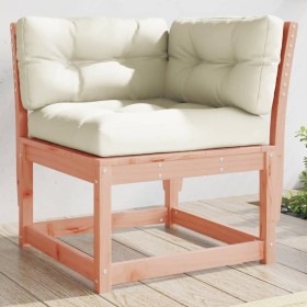Sofá esquinero de jardín con cojines madera Douglas 73x73x78 cm de , Sofás de exterior - Ref: Foro24-844687, Precio: 89,53 €,...