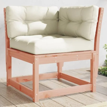 Sofá esquinero de jardín con cojines madera Douglas 73x73x78 cm de , Sofás de exterior - Ref: Foro24-844687, Precio: 88,63 €,...