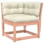 Sofá esquinero de jardín con cojines madera Douglas 73x73x78 cm de , Sofás de exterior - Ref: Foro24-844687, Precio: 88,63 €,...