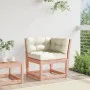 Sofá esquinero de jardín con cojines madera Douglas 73x73x78 cm de , Sofás de exterior - Ref: Foro24-844687, Precio: 88,63 €,...