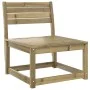 Sofá de jardín con cojines madera impregnada de pino de , Sofás de exterior - Ref: Foro24-844693, Precio: 76,53 €, Descuento: %