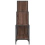 Estantería madera ingeniería y metal marrón roble 92x30x102 cm de , Librerías y estanterías - Ref: Foro24-845440, Precio: 65,...