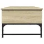 Engineering wood metal coffee table Sonoma oak 100x50x35cm by , Coffee table - Ref: Foro24-845392, Price: 67,91 €, Discount: %