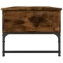 Mesa de centro de madera de ingeniería y metal roble humo de , Mesas de centro - Ref: Foro24-845378, Precio: 75,02 €, Descuen...