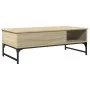 Engineering wood metal coffee table Sonoma oak 100x50x35cm by , Coffee table - Ref: Foro24-845392, Price: 67,91 €, Discount: %