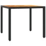 Set comedor de jardín 3 pzas con cojines ratán sintético negro de , Conjuntos de jardín - Ref: Foro24-3211866, Precio: 340,98...