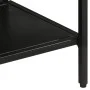 Mesa consola madera maciza mango rugosa y hierro 110x30x75 cm de , Mesas auxiliares - Ref: Foro24-372730, Precio: 140,24 €, D...