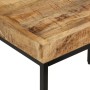 Mesas apilables 3 piezas madera de mango rugosa maciza y hierro de , Mesas auxiliares - Ref: Foro24-372732, Precio: 94,26 €, ...